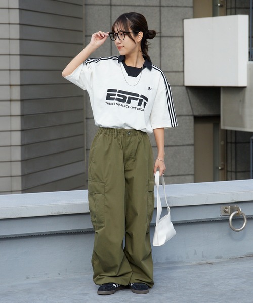 adidas(アディダス)の「adidas/アディダス FOOBALL JERSEY SPONSPOR スリーストライプス サッカーシャツ 秋 秋服 2026年秋冬(Tシャツ/カットソー・レディース・ブラック/イエロー/オフホワイト・S/M)」の20枚目の写真
