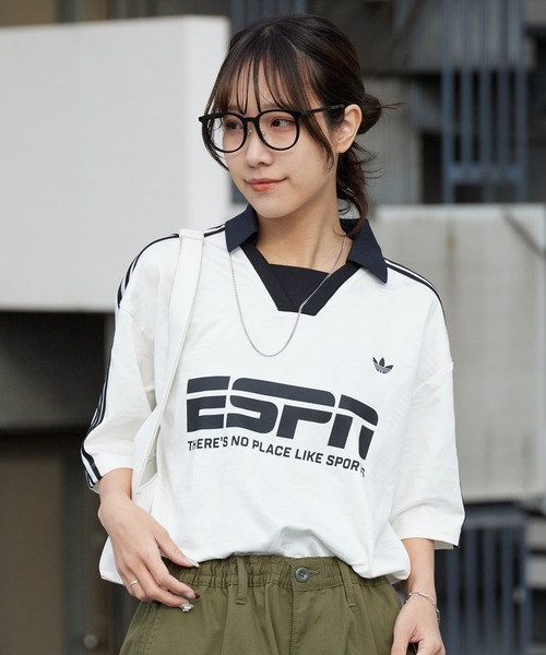 adidas(アディダス)の「adidas/アディダス FOOBALL JERSEY SPONSPOR スリーストライプス サッカーシャツ 秋 秋服 2026年秋冬(Tシャツ/カットソー・レディース・ブラック/イエロー/オフホワイト・S/M)」の21枚目の写真