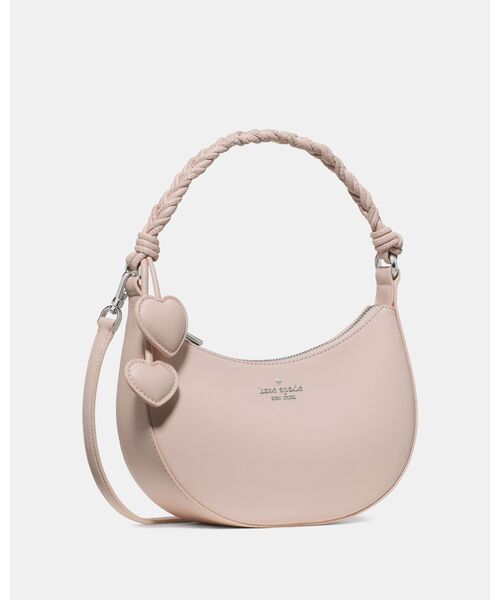 kate spade new york(ケイトスペード ニューヨーク)の「ノヴァ ブレイデッド ハンドル スモール クレセント クロスボディ バッグ(ショルダーバッグ・レディース・ピンク・ONESIZE)」の2枚目の写真