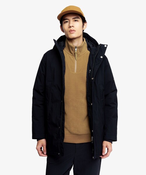 AIGLE(エーグル)の「ゴアテックス 2レイヤー フィッシュテール ダウンジャケット RP(ダウンジャケット/コート・メンズ・ブラック/モスグリーン・XXL/XS/S/L/M/XL)」の18枚目の写真