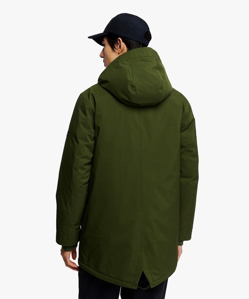 AIGLE（エーグル）の「ゴアテックス 2レイヤー フィッシュテール ダウンジャケット RP（ダウンジャケット/コート・メンズ・ブラック/モスグリーン・XXL/XS/S/L/M/XL）」の15枚目の写真