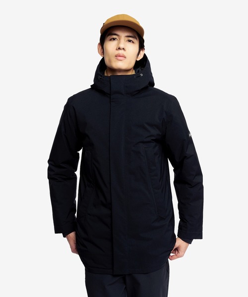 AIGLE（エーグル）の「ゴアテックス 2レイヤー フィッシュテール ダウンジャケット RP（ダウンジャケット/コート・メンズ・ブラック/モスグリーン・XXL/XS/S/L/M/XL）」の5枚目の写真