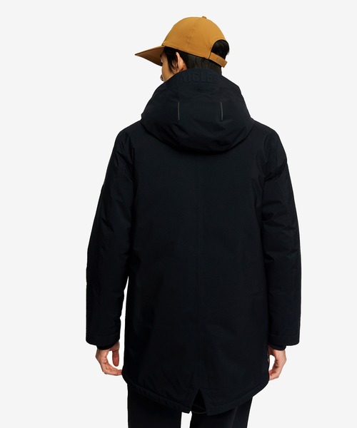 AIGLE（エーグル）の「ゴアテックス 2レイヤー フィッシュテール ダウンジャケット RP（ダウンジャケット/コート・メンズ・ブラック/モスグリーン・XXL/XS/S/L/M/XL）」の8枚目の写真