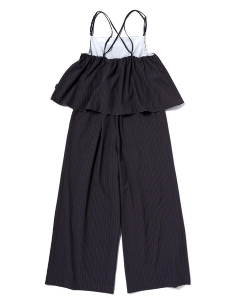 THOUSAND MILE(サウザンドマイル)の「【L's】CAMISOLE SALOPETTE T/PU(PRINT)/キャミソールサロペット ストライププリント(サロペット/オーバーオール・レディース・グレー系その他/ブルー系その他・FREE)」の7枚目の写真