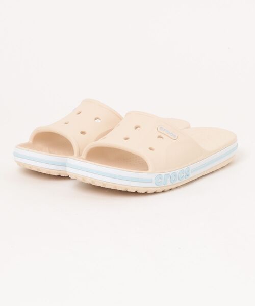 crocs(クロックス)の「《crocs》BAYABAND SLIDE(サンダル・メンズ・ホワイト系/ホワイト×ネイビー/ネイビー/ブラック×ホワイト・22.0cm/23.0cm/24.0cm/25.0cm/26.0cm/27.0cm/28.0cm/29.0cm)」の3枚目の写真