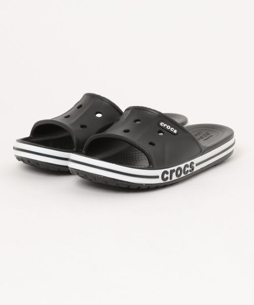 crocs(クロックス)の「《crocs》BAYABAND SLIDE(サンダル・メンズ・ホワイト系/ホワイト×ネイビー/ネイビー/ブラック×ホワイト・22.0cm/23.0cm/24.0cm/25.0cm/26.0cm/27.0cm/28.0cm/29.0cm)」の1枚目の写真