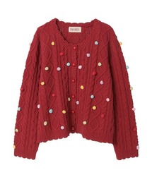 PINK HOUSE｜ピンクハウスのカーディガン/ボレロ（レッド/赤色系）通販