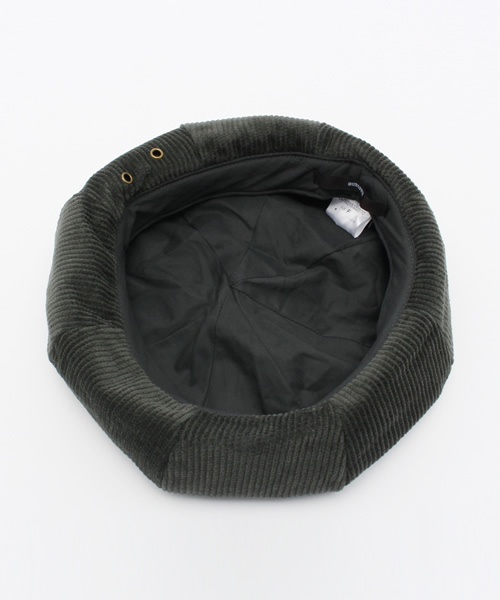 Kastane（カスタネ）の「コーデュロイベレー帽（ハンチング/ベレー帽・レディース・キャメル/カーキ/ブラック・FREE）」の6枚目の写真