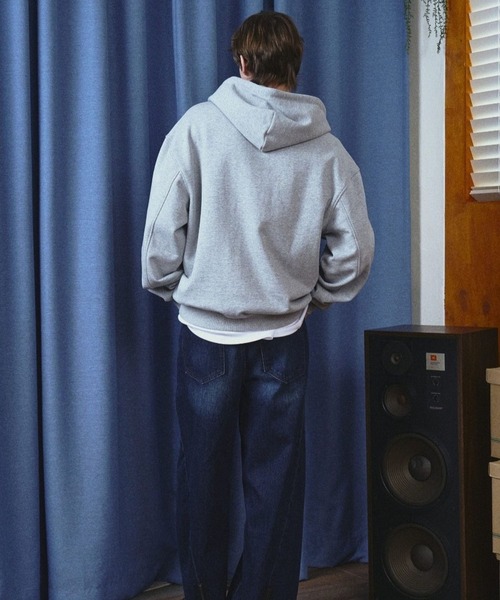 ALAND（エーランド）の「MAISON MINED／HEART フードジップ（パーカー・メンズ・ブラック/チャコール/グレー・SMALL/MEDIUM）」の14枚目の写真