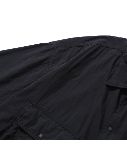 MOIF（モイフ）の「[SS25] HIKER HALF SHIRT / BLACK（シャツ/ブラウス・メンズ・その他・S/M/L）」の5枚目の写真
