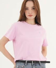 ウィメンズフィッシャーマンクロップTシャツピンク