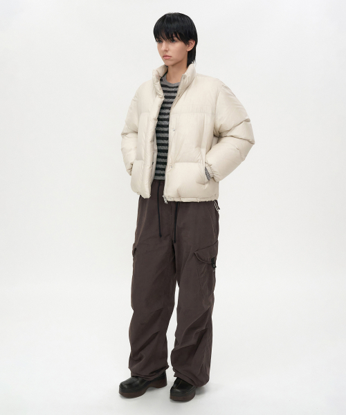 INSILENCE WOMEN(インサイレンスウーマン)の「ベーシックリップストップグースダウンASHBEIGE(ダウンジャケット/コート・レディース・その他・S/M)」の3枚目の写真