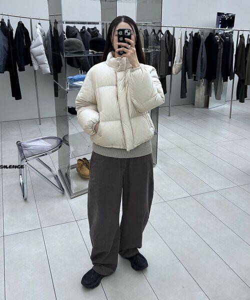 INSILENCE WOMEN(インサイレンスウーマン)の「ベーシックリップストップグースダウンASHBEIGE(ダウンジャケット/コート・レディース・その他・S/M)」の6枚目の写真