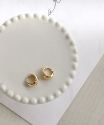 ラウンドミニフープピアス
