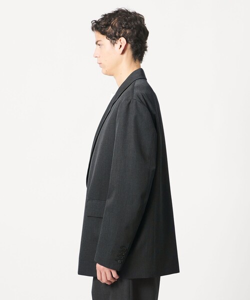 LOEFF(ロエフ)の「<LOEFF>ギャバジン ボックス ジャケット MENS(テーラードジャケット・メンズ・ダークグレー/ナチュラル・2/1)」の13枚目の写真
