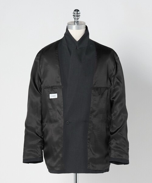 LOEFF(ロエフ)の「<LOEFF>ギャバジン ボックス ジャケット MENS(テーラードジャケット・メンズ・ダークグレー/ナチュラル・2/1)」の22枚目の写真