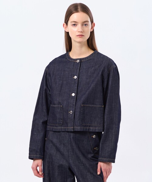 MACKINTOSH PHILOSOPHY(マッキントッシュ フィロソフィー)の「【ROYTON(ロイトン)】デニムジャケット(デニムジャケット・レディース・ダークネイビー/ブルー・36/38)」の2枚目の写真