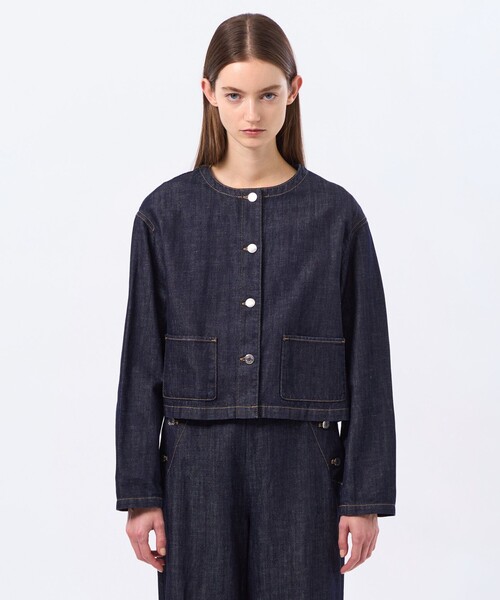 MACKINTOSH PHILOSOPHY(マッキントッシュ フィロソフィー)の「【ROYTON(ロイトン)】デニムジャケット(デニムジャケット・レディース・ダークネイビー/ブルー・36/38)」の5枚目の写真