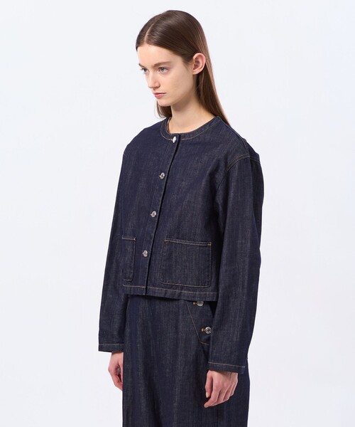 MACKINTOSH PHILOSOPHY(マッキントッシュ フィロソフィー)の「【ROYTON(ロイトン)】デニムジャケット(デニムジャケット・レディース・ダークネイビー/ブルー・36/38)」の6枚目の写真