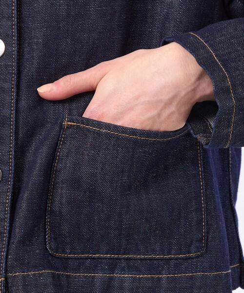 MACKINTOSH PHILOSOPHY(マッキントッシュ フィロソフィー)の「【ROYTON(ロイトン)】デニムジャケット(デニムジャケット・レディース・ダークネイビー/ブルー・36/38)」の8枚目の写真