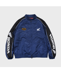HONDA MOTORCYCLE(�z���_���[�^�[�T�C�N��)��Honda Racing Blouson_Blue(MA-1)
