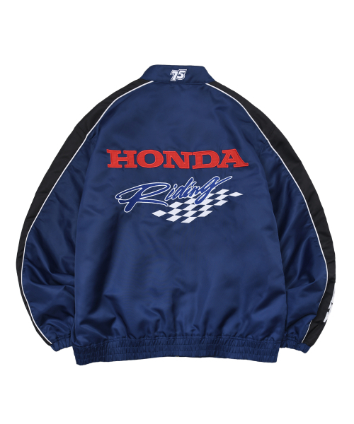PHYPS MOTORCYCLE(フィップスモーターサイクル)の「Honda Racing Blouson_Blue(ブルゾン・レディース・その他・SMALL/MEDIUM/LARGE/X-LARGE)」の4枚目の写真
