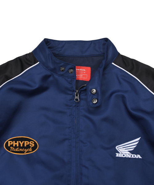 PHYPS MOTORCYCLE(フィップスモーターサイクル)の「Honda Racing Blouson_Blue(ブルゾン・レディース・その他・SMALL/MEDIUM/LARGE/X-LARGE)」の5枚目の写真