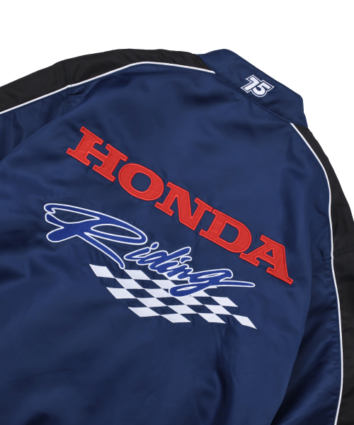 PHYPS MOTORCYCLE(フィップスモーターサイクル)の「Honda Racing Blouson_Blue(ブルゾン・レディース・その他・SMALL/MEDIUM/LARGE/X-LARGE)」の7枚目の写真