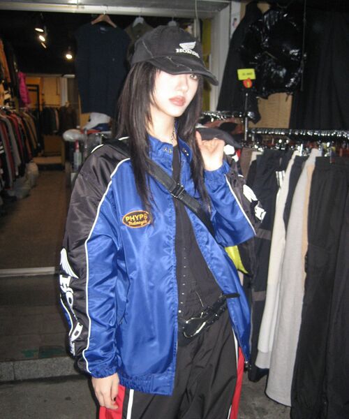 PHYPS MOTORCYCLE(フィップスモーターサイクル)の「Honda Racing Blouson_Blue(ブルゾン・レディース・その他・SMALL/MEDIUM/LARGE/X-LARGE)」の22枚目の写真