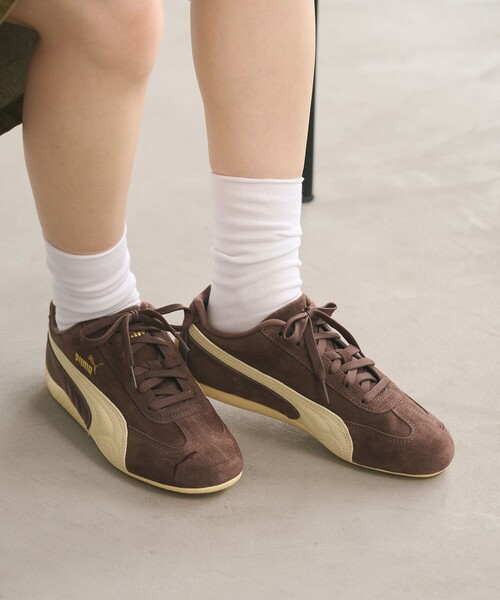 PUMA（プーマ）の「【別注】＜PUMA＞スピード キャット OG/スニーカー（スニーカー・レディース・ブラウン・23cm/23.5cm/24cm/24.5cm/25cm）」の2枚目の写真