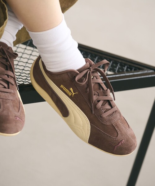 PUMA（プーマ）の「【別注】＜PUMA＞スピード キャット OG/スニーカー（スニーカー・レディース・ブラウン・23cm/23.5cm/24cm/24.5cm/25cm）」の3枚目の写真