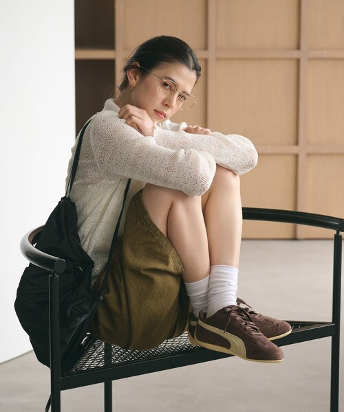 PUMA（プーマ）の「【別注】＜PUMA＞スピード キャット OG/スニーカー（スニーカー・レディース・ブラウン・23cm/23.5cm/24cm/24.5cm/25cm）」の4枚目の写真