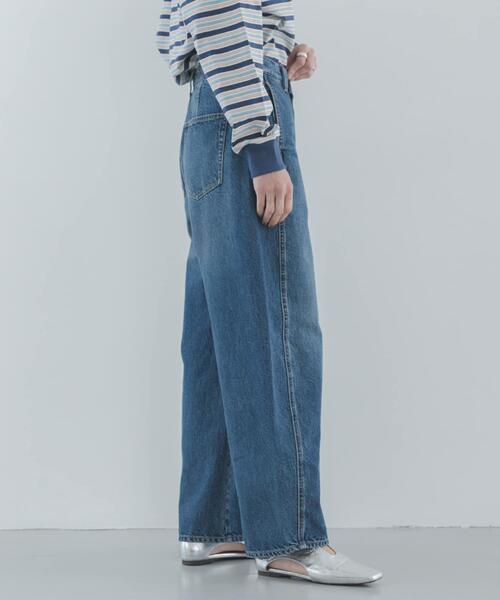 URBAN RESEARCH Sonny Label（アーバンリサーチサニーレーベル）の「シームデザインバレルデニム（デニムパンツ・レディース・インディゴブルー/ライトインディゴブルー・38/34/36）」の4枚目の写真