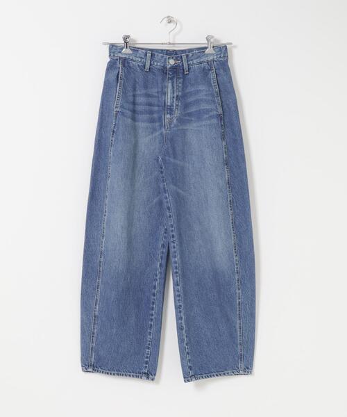 URBAN RESEARCH Sonny Label(アーバンリサーチサニーレーベル)の「シームデザインバレルデニム(デニムパンツ・レディース・インディゴブルー/ライトインディゴブルー・38/34/36)」の3枚目の写真