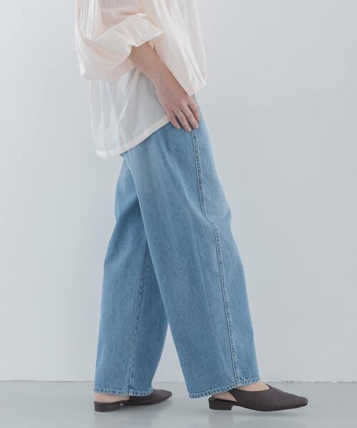 URBAN RESEARCH Sonny Label(アーバンリサーチサニーレーベル)の「シームデザインバレルデニム(デニムパンツ・レディース・インディゴブルー/ライトインディゴブルー・38/34/36)」の8枚目の写真