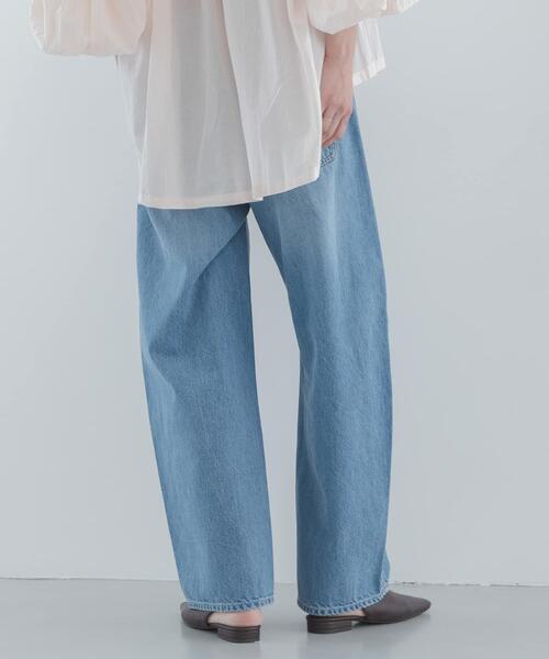 URBAN RESEARCH Sonny Label(アーバンリサーチサニーレーベル)の「シームデザインバレルデニム(デニムパンツ・レディース・インディゴブルー/ライトインディゴブルー・38/34/36)」の10枚目の写真
