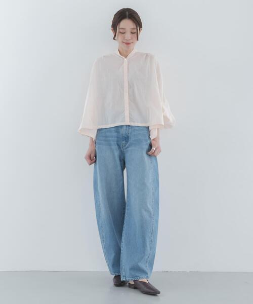 URBAN RESEARCH Sonny Label(アーバンリサーチサニーレーベル)の「シームデザインバレルデニム(デニムパンツ・レディース・インディゴブルー/ライトインディゴブルー・38/34/36)」の11枚目の写真