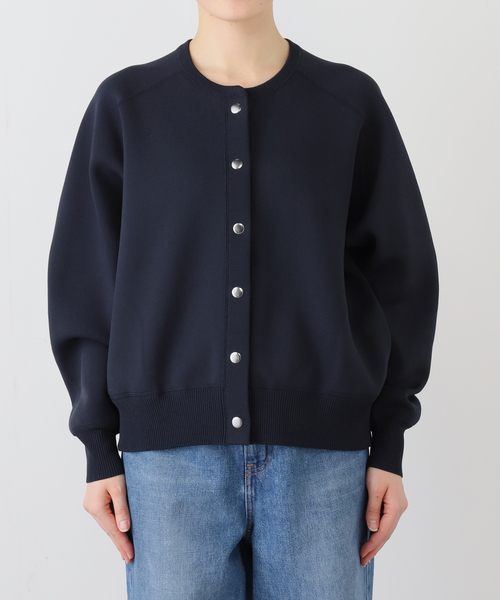 JOURNAL STANDARD（ジャーナルスタンダード）の「WASHABLE TEXBRID スナップカーディガン（カーディガン/ボレロ・レディース・レッド/ネイビー/チャコールグレー・FREE）」の20枚目の写真