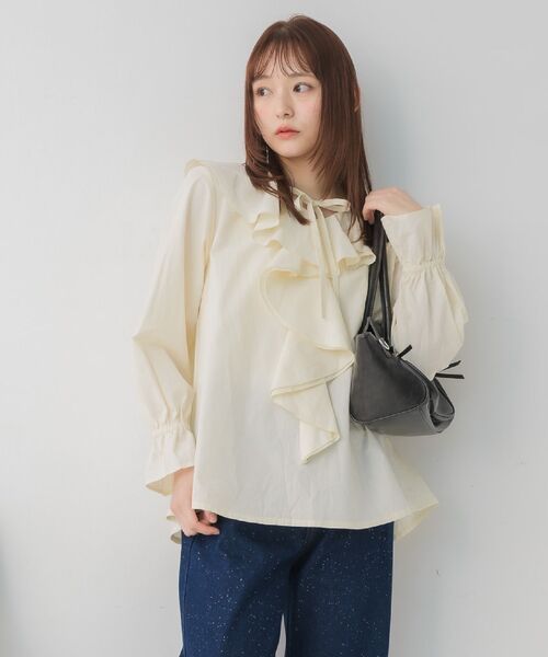 RETRO GIRL（レトロガール）の「クラシックボストンBAG（ショルダーバッグ・レディース・ブラウン/ブラック/オフホワイト・ONE SIZE）」の18枚目の写真