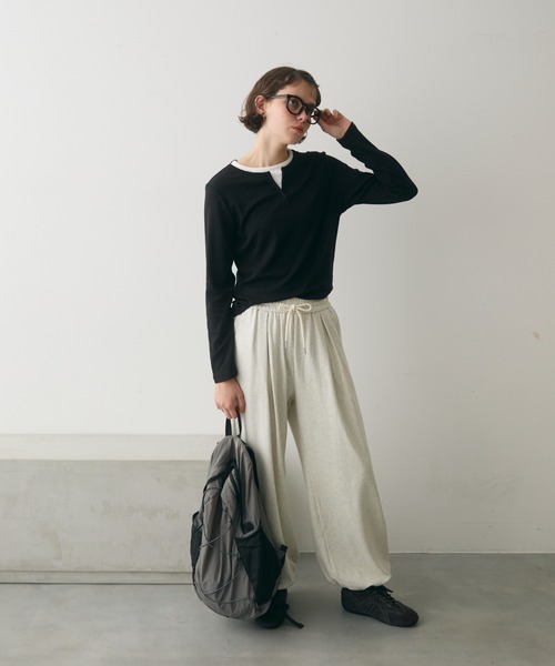 full/fill.(フルフィル)の「mesh pocket sheer back pack / メッシュポケットシアーバックパック(バックパック/リュック・レディース・グレー/アイボリー・FREE)」の21枚目の写真