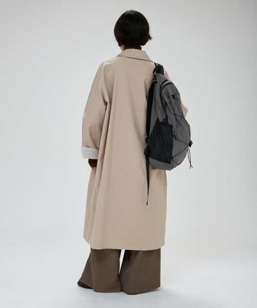 full/fill.(フルフィル)の「mesh pocket sheer back pack / メッシュポケットシアーバックパック(バックパック/リュック・レディース・グレー/アイボリー・FREE)」の18枚目の写真