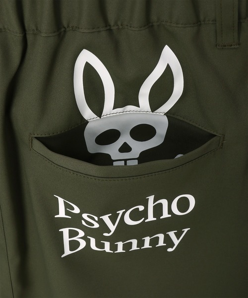 Psycho Bunny（サイコバニー）の「[WOMEN]ポケットバニー ストレッチフレアスカート（スカート・レディース・ネイビー/カーキ・FREE）」の3枚目の写真