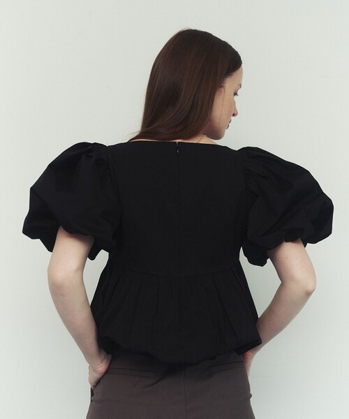 Demi-Luxe BEAMS（デミルクス ビームス）の「BEAMS SALON / ロマンス パフ ブラウス（シャツ/ブラウス・レディース・サックスブルー・38）」の2枚目の写真