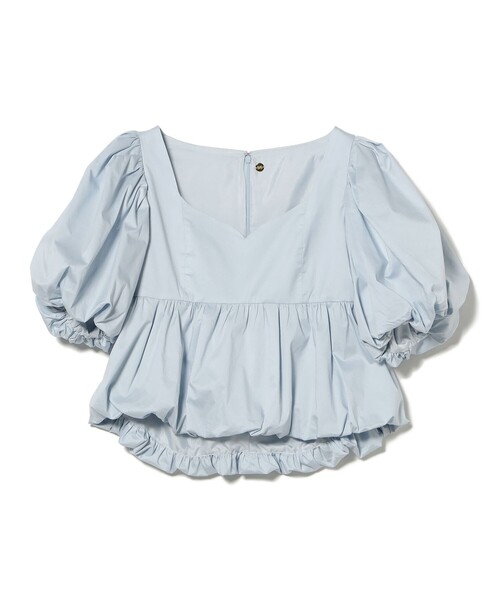 Demi-Luxe BEAMS（デミルクス ビームス）の「BEAMS SALON / ロマンス パフ ブラウス（シャツ/ブラウス・レディース・サックスブルー・38）」の8枚目の写真