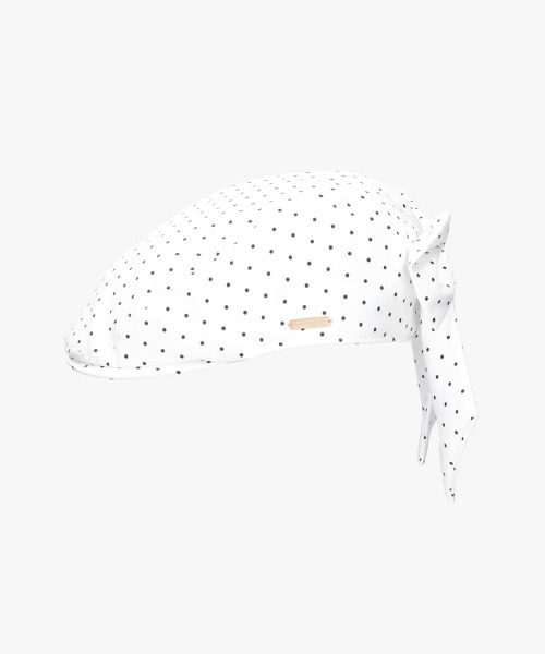 kaorinomori（カオリノモリ）の「kaorinomori  リーナハンチング / カオリノモリ（ハンチング/ベレー帽・レディース・ホワイト/ライトブルー/グレー・M/57.5cm）」の8枚目の写真