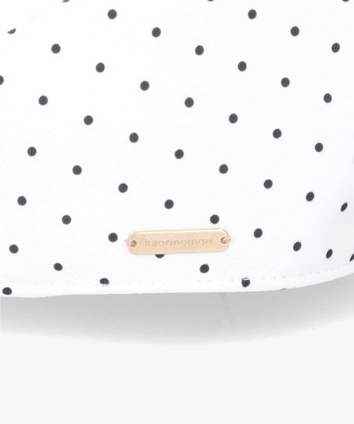 kaorinomori（カオリノモリ）の「kaorinomori  リーナハンチング / カオリノモリ（ハンチング/ベレー帽・レディース・ホワイト/ライトブルー/グレー・M/57.5cm）」の15枚目の写真