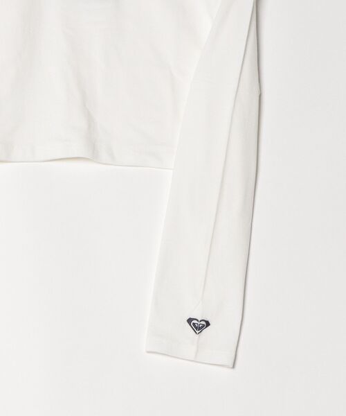 ROXY(ロキシー)の「ロキシー ROXY アウトドアカジュアル 長袖Tシャツ(Tシャツ/カットソー・レディース・ホワイト×グレー/グレー×ピンク/レッド・S/M/L)」の5枚目の写真