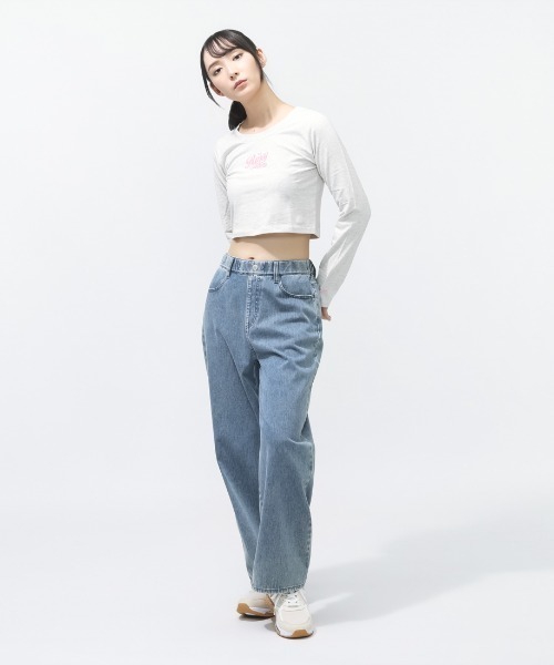 ROXY(ロキシー)の「ロキシー ROXY アウトドアカジュアル 長袖Tシャツ(Tシャツ/カットソー・レディース・ホワイト×グレー/グレー×ピンク/レッド・S/M/L)」の8枚目の写真