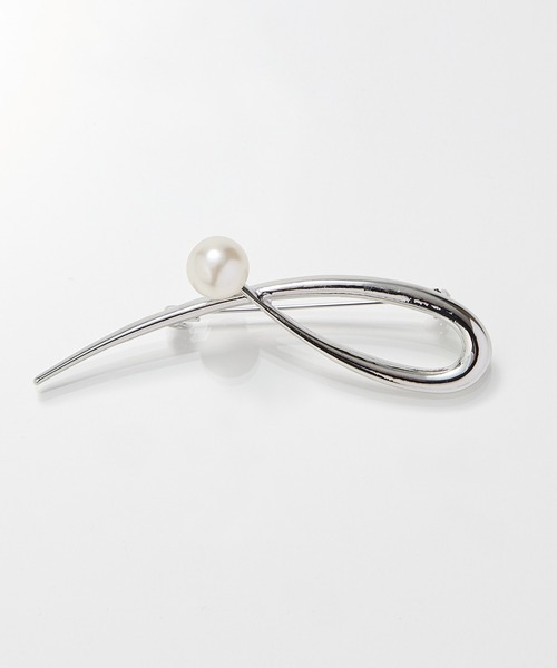 Phoebe(フィービィー)の「2wayスタイリッシュクロスカーブパールブローチネックレス セレモニー/入卒/式典(ネックレス・レディース・イエローゴールド/シルバー・FREE)」の20枚目の写真