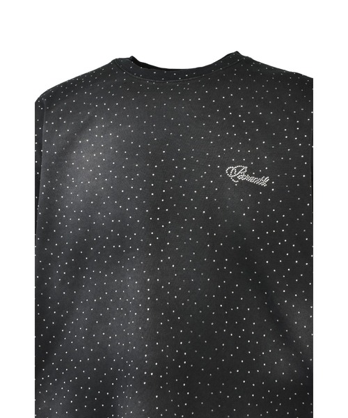 BREATH(ブレス)の「25FWM SCRIPT LOGO FADE RHINESTONE TEE / BLK(Tシャツ/カットソー・メンズ・ブラック/ライトブルー・MEDIUM/LARGE/X-LARGE/XX-LARGE/SMALL)」の4枚目の写真